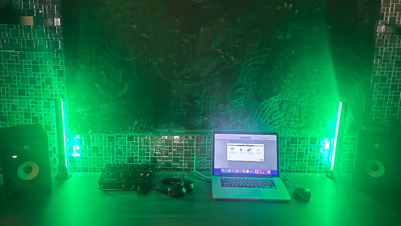 Mixer in our music room